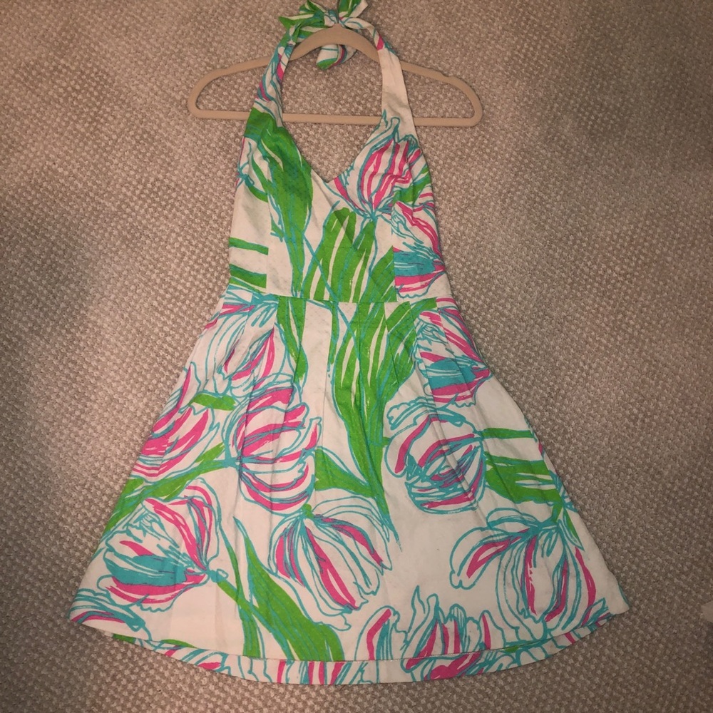 Lilly Pulitzer Halter Tulip Dress